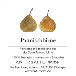 Palmischbirnen Brand